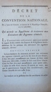 décret de la convention nationale