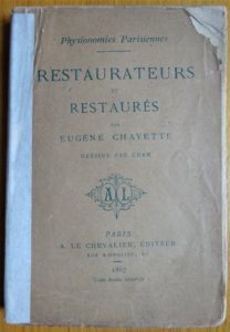 CHAVETTE Eug ne Restaurateurs Et Restaur s SIEBECKER Edouard CHAVETTE Eug ne Restaurateurs Et Restaur s SIEBECKER Edouard