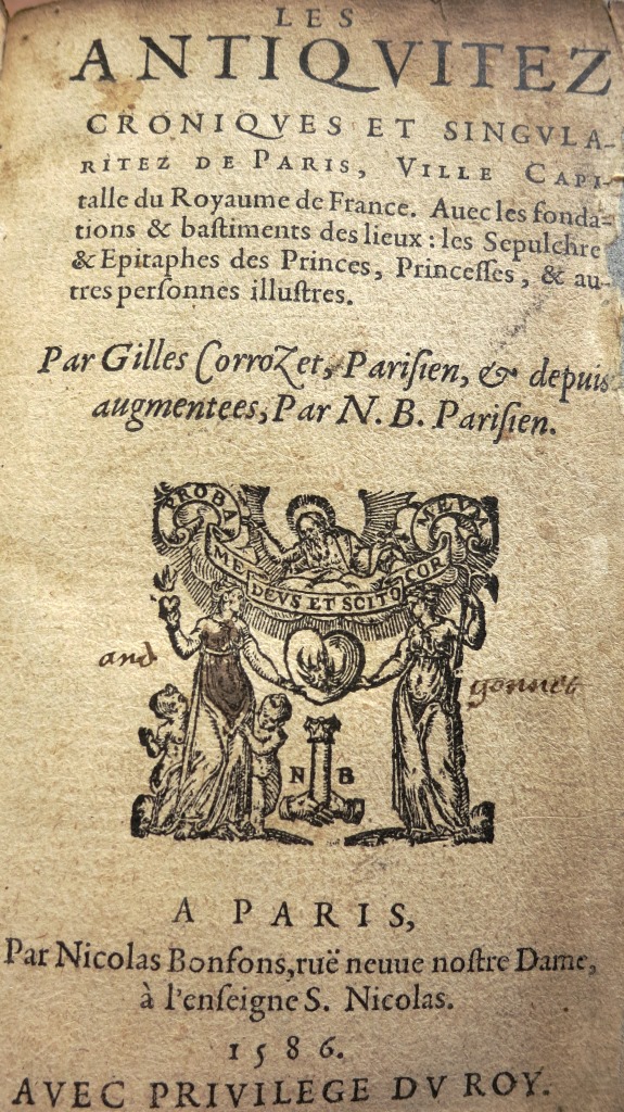 CORROZET (Gilles). Illustrations de Pierre VALADE. La Fleur des