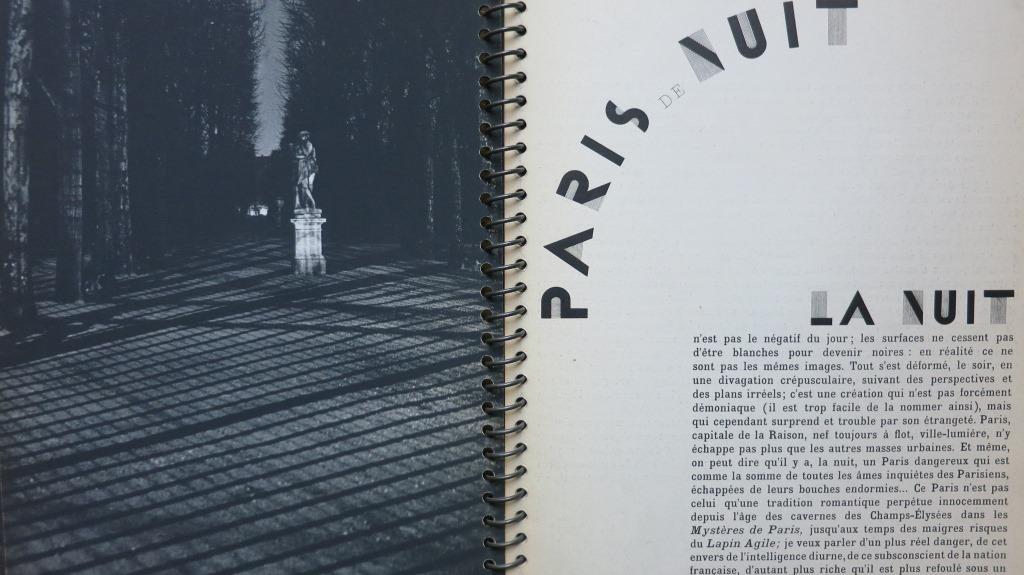 MORAND (Paul). Photographies de BRASSAI. Paris de nuit. | Le blog